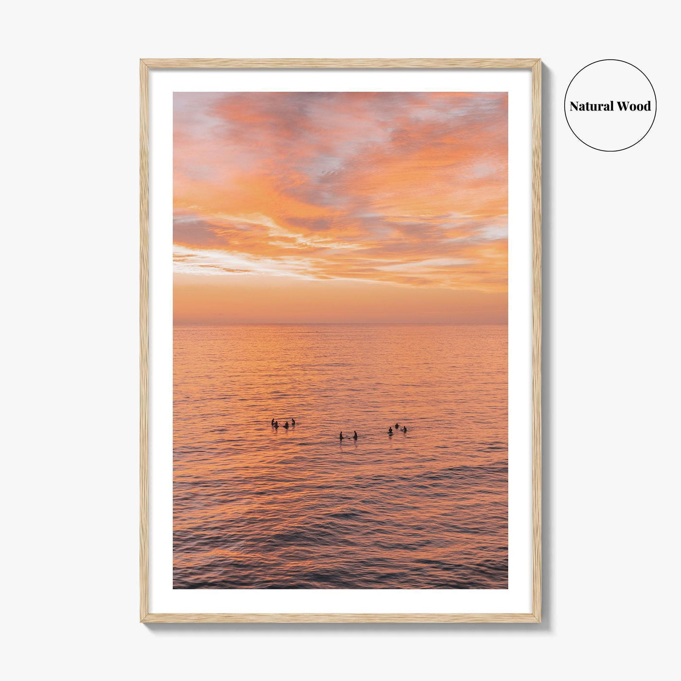 Encinitas Fine Art Photo Print, Surfers Beach Ocean, San Diego California Wall Decor Poster