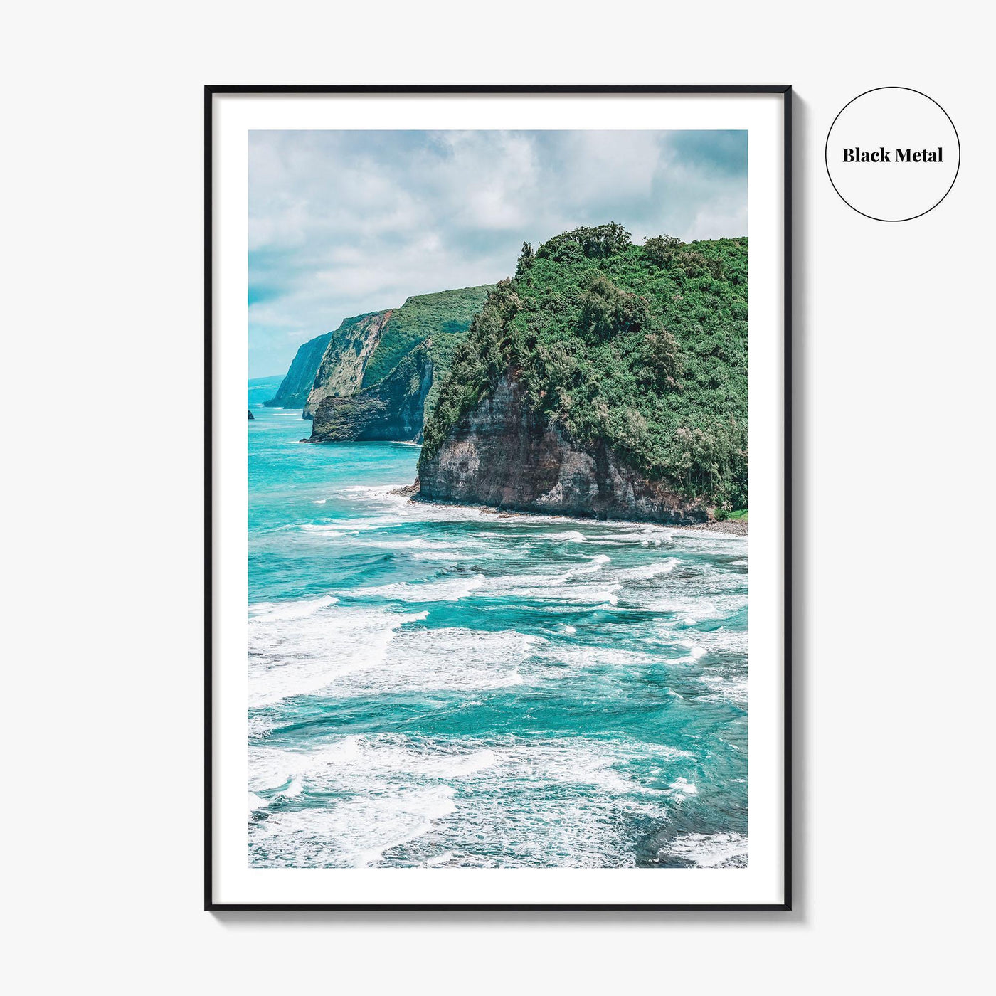 Pololu Beach Fine Art Photo Print, Big Island Hawaii Wall Poster, USA