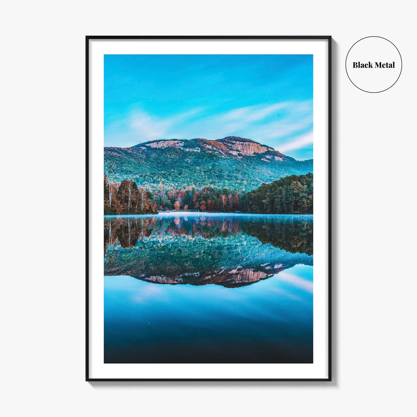 Table Rock State Park Fine Art Photo Print, Pinnacle Lake, Greenville SC Poster