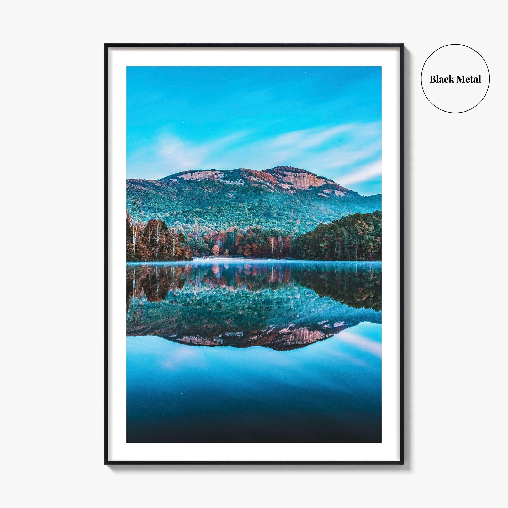 Table Rock State Park Fine Art Photo Print, Pinnacle Lake, Greenville SC Poster