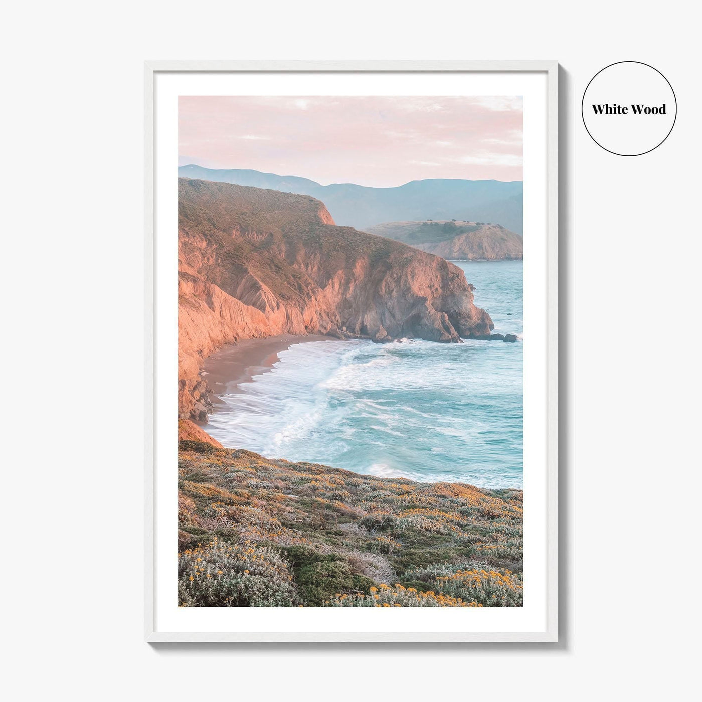 San Mateo Fine Art Photo Print, Devil's Slide, Pacific Coast California, Bay Area