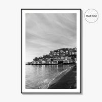 Sausalito Black and White Fine Art Photo Print, San Francisco, California, USA Poster