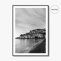 Sausalito Black and White Fine Art Photo Print, San Francisco, California, USA Poster
