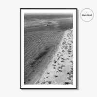 Tropea Black and White Fine Art Photo Print, Tyrrhenian Sea, Calabria Italy Wall Poster