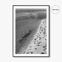 Tropea Black and White Fine Art Photo Print, Tyrrhenian Sea, Calabria Italy Wall Poster