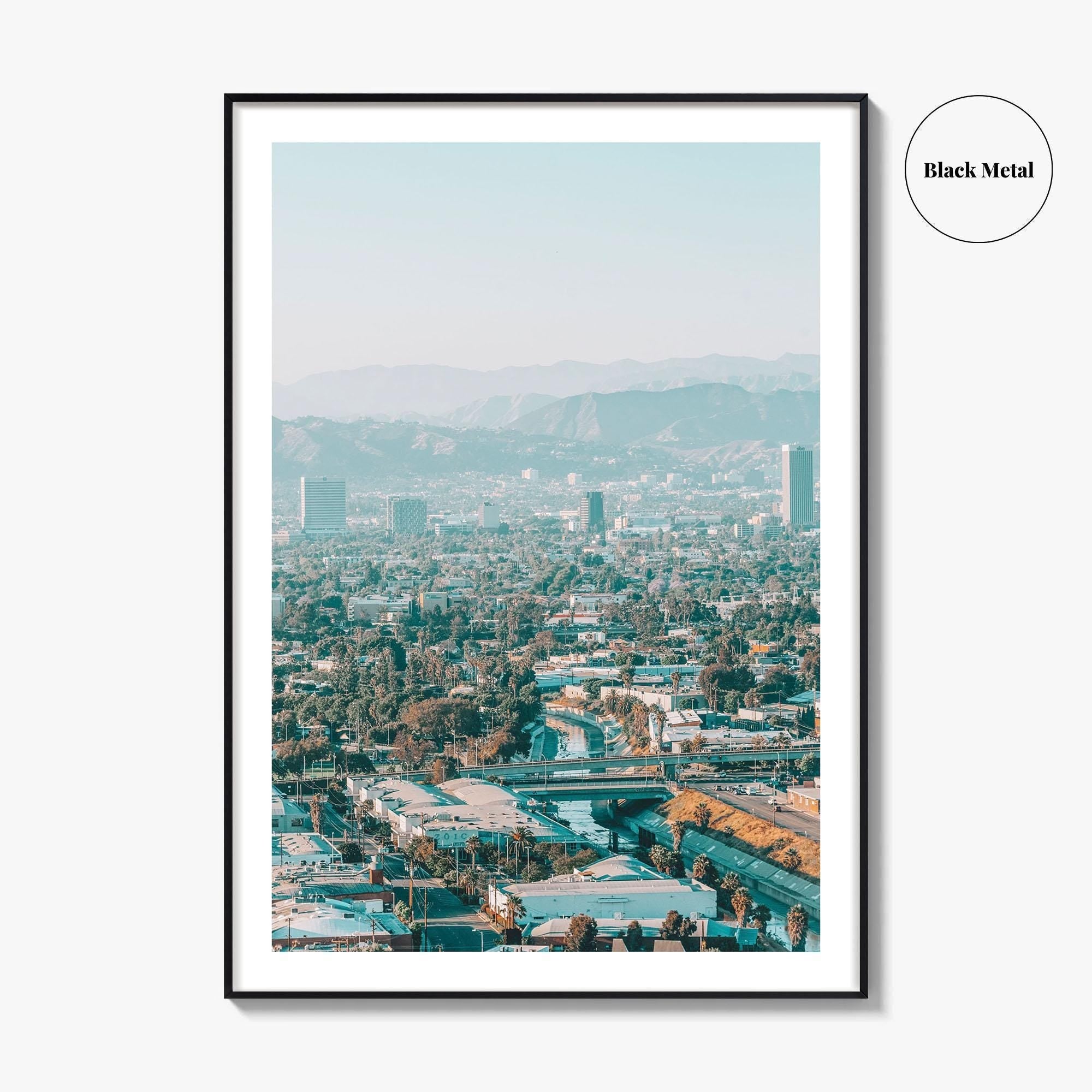Culver City Skyline Fine Art Photo Print, Los Angeles California Poster, Baldwin Hills