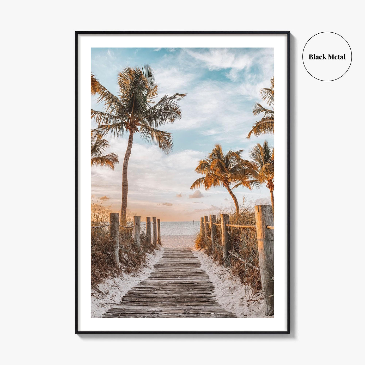 Key West Fine Art Photo Print, Smathers Beach, Florida Keys, USA, Poster