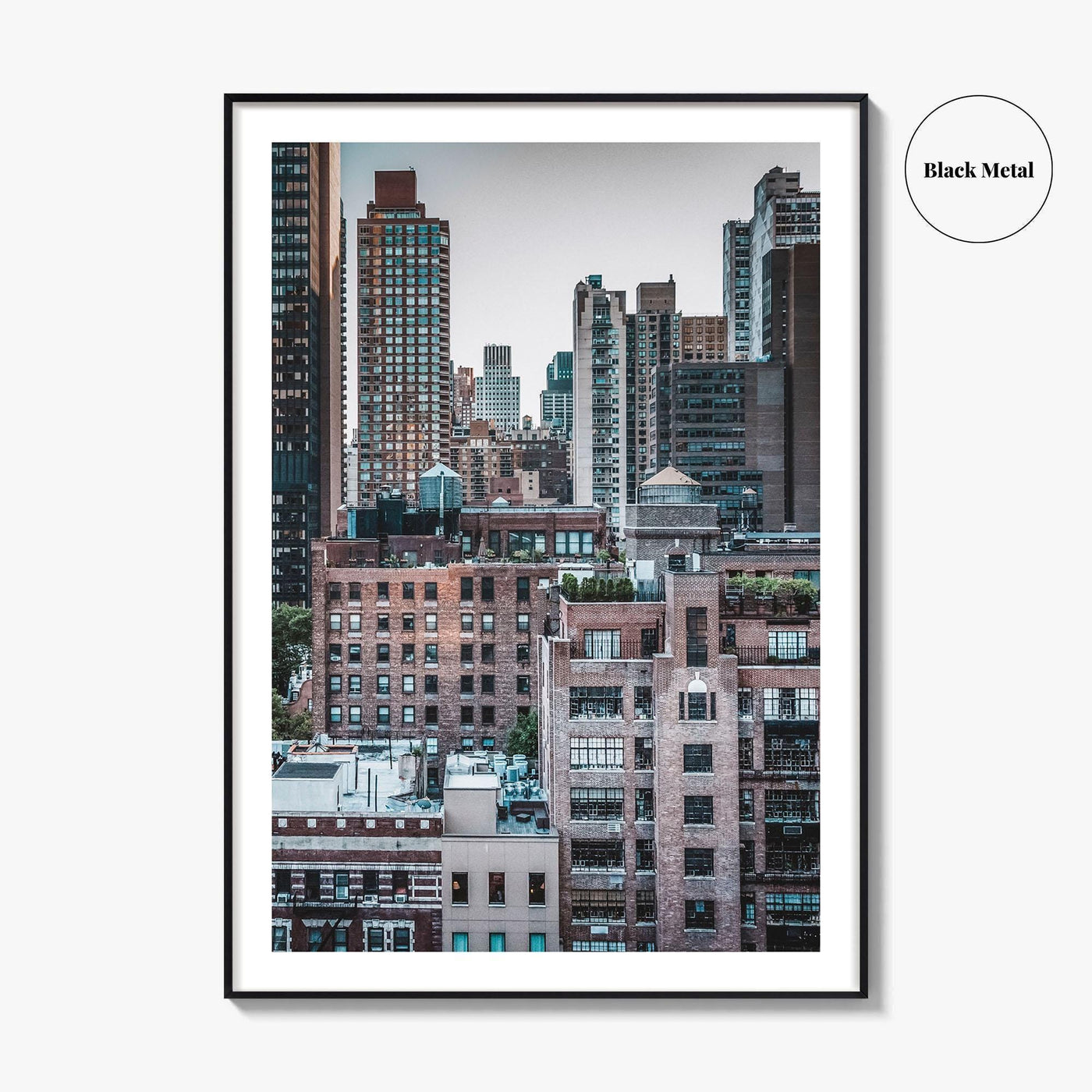 Turtle Bay Skyline Fine Art Photo Print, Midtown Manhattan, NYC Wall Decor Poster