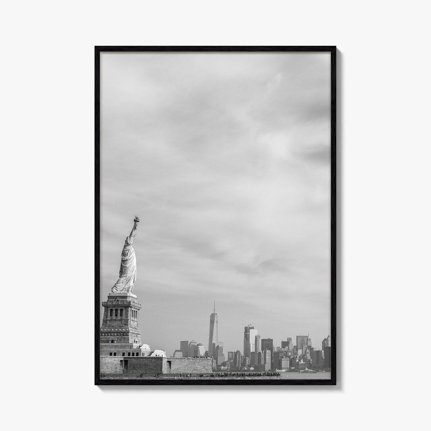 Statue of Liberty Black and White Fine Art Photo Print, New York Poster