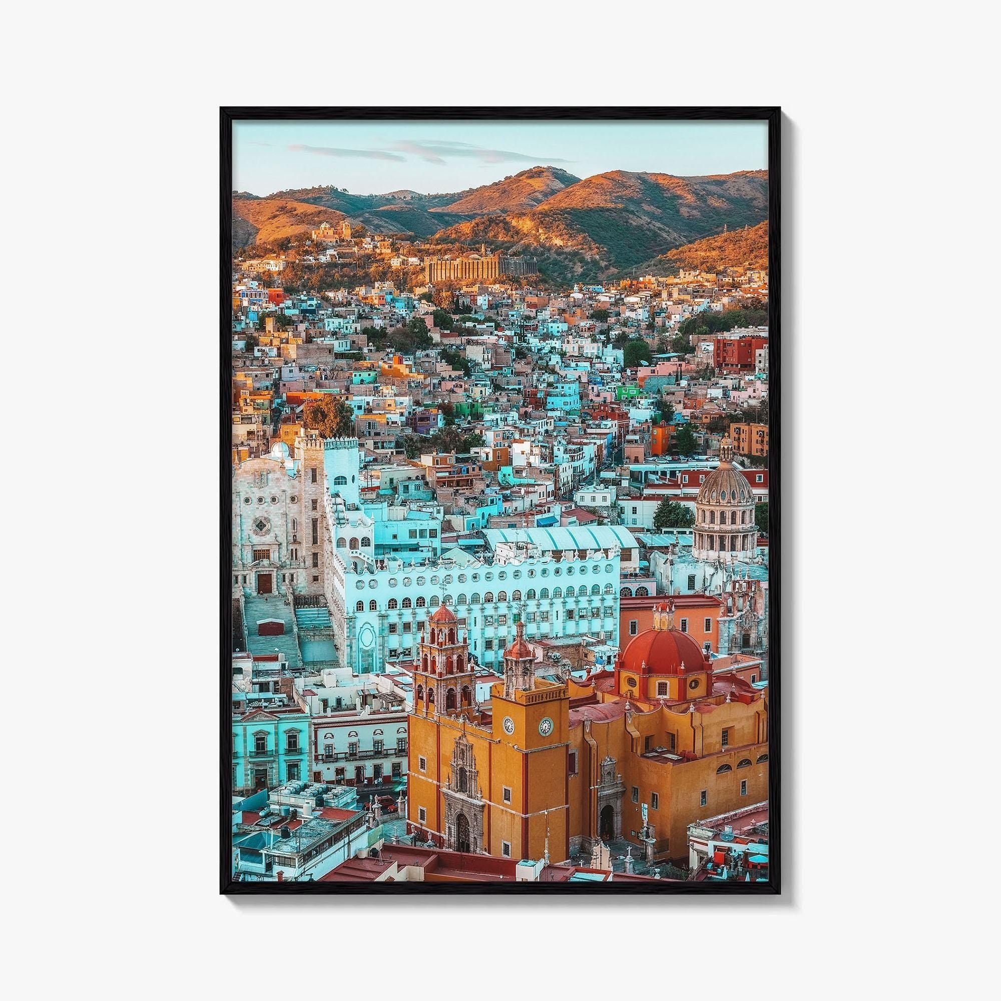 Guanajuato City Fine Art Photo Print, Mexico Wall Decor Poster