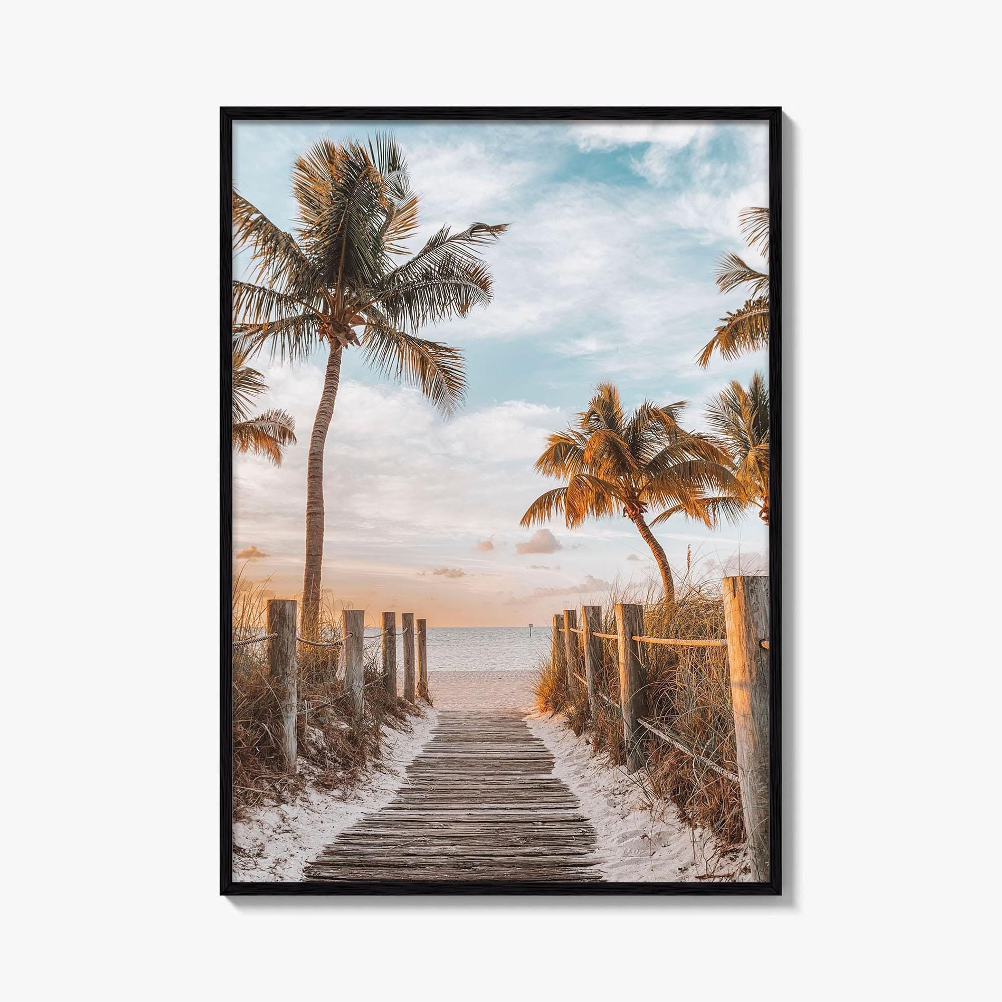 Key West Fine Art Photo Print, Smathers Beach, Florida Keys, USA, Poster