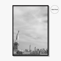 Statue of Liberty Black and White Fine Art Photo Print, New York Poster