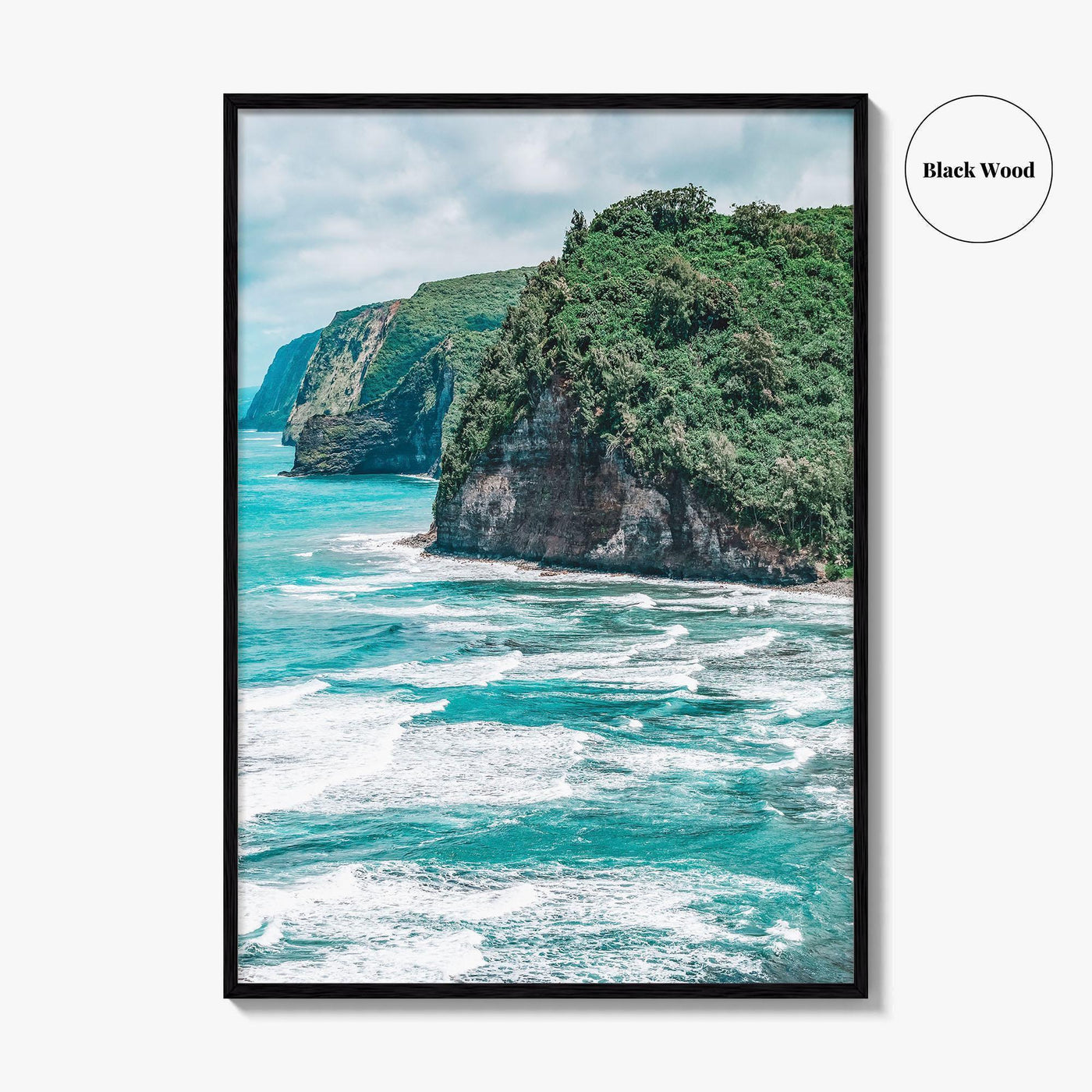 Pololu Beach Fine Art Photo Print, Big Island Hawaii Wall Poster, USA