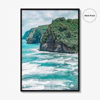 Pololu Beach Fine Art Photo Print, Big Island Hawaii Wall Poster, USA