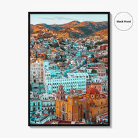 Guanajuato City Fine Art Photo Print, Mexico Wall Decor Poster