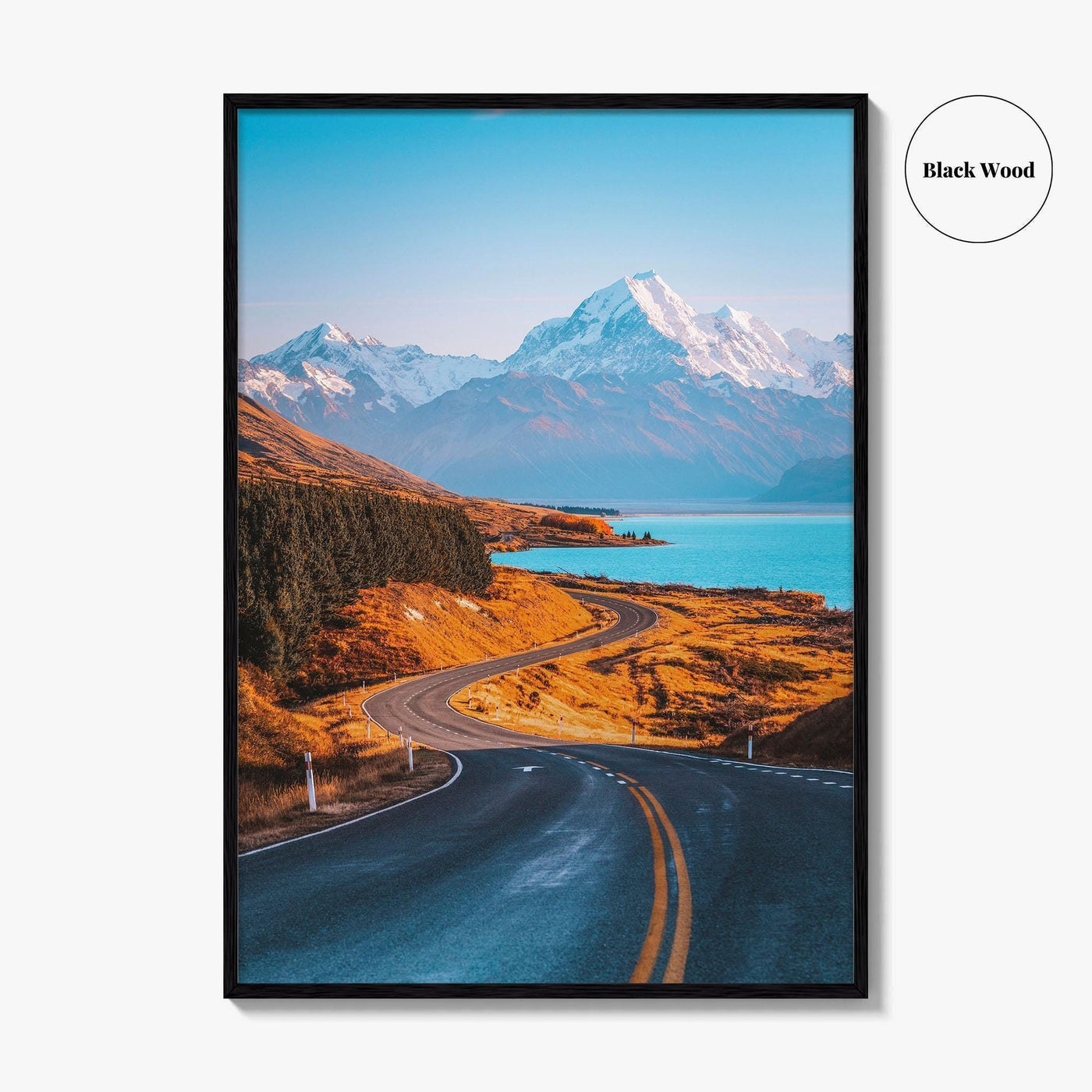 Mount Cook Fine Art Photo Print, Aoraki New Zealand, South Island Wall Decor Poster