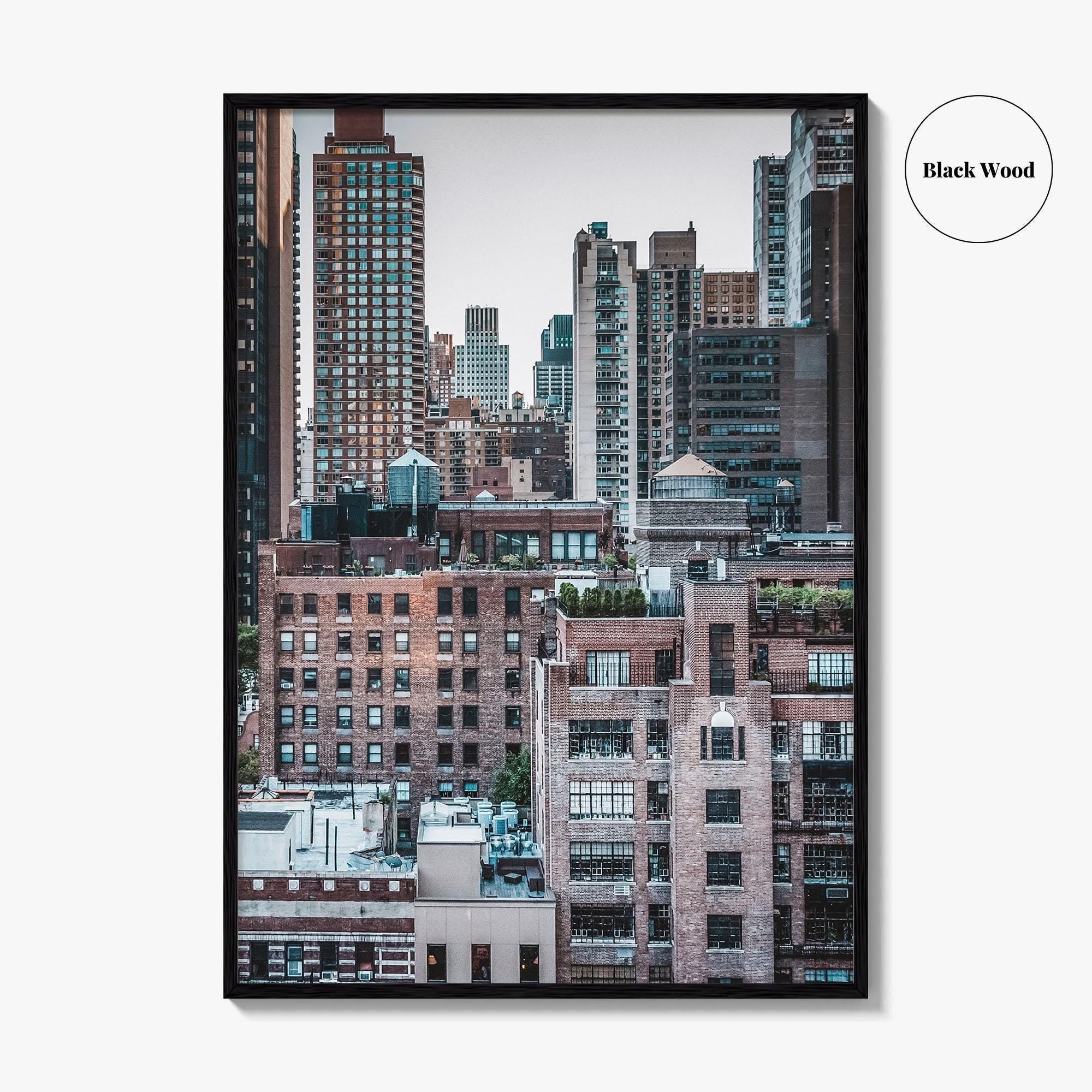 Turtle Bay Skyline Fine Art Photo Print, Midtown Manhattan, NYC Wall Decor Poster