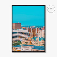 Wichita Skyline Fine Art Photo Print, Kansas Wall Poster, USA