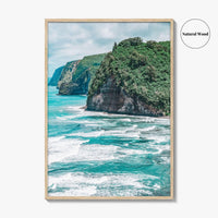 Pololu Beach Fine Art Photo Print, Big Island Hawaii Wall Poster, USA
