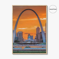 St Louis Fine Art Photo Print, Gateway Arch, Missouri USA, Wall Decor Poster
