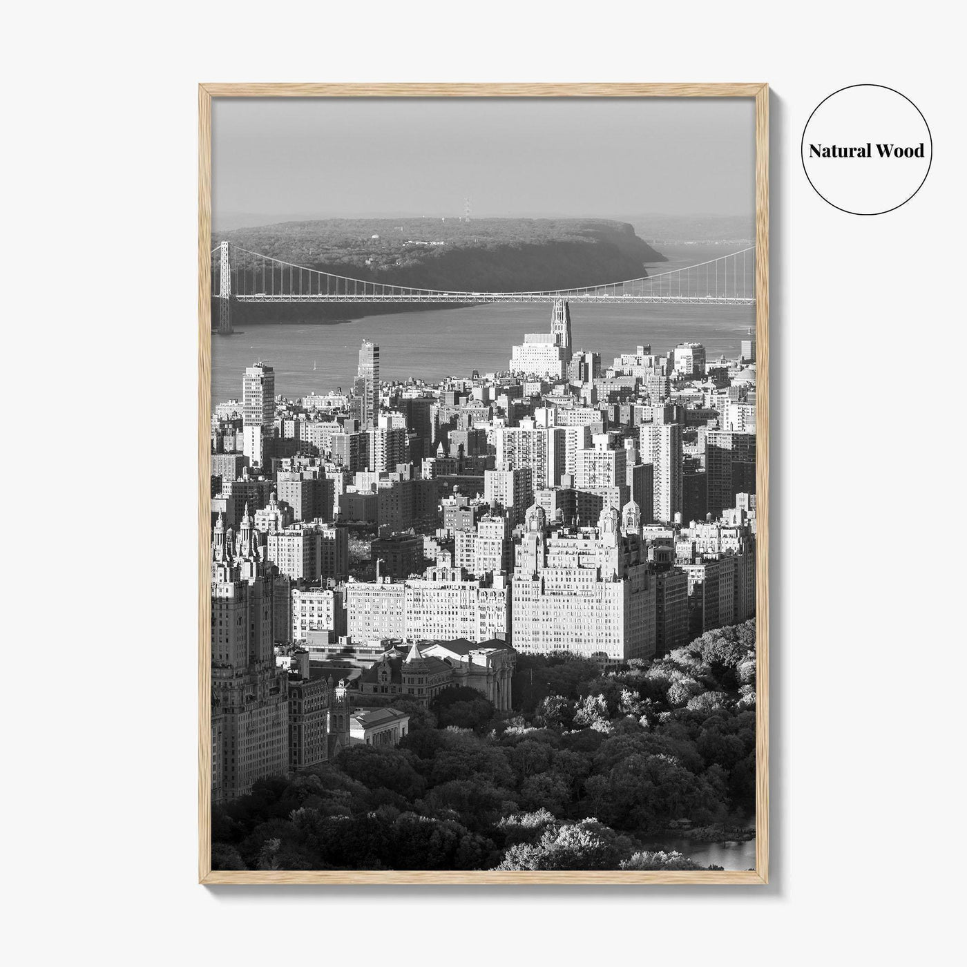 Upper West Side Black and White Fine Art Photo Print, Central Park NYC Poster