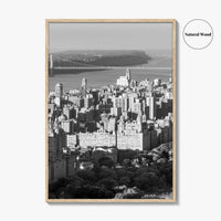 Upper West Side Black and White Fine Art Photo Print, Central Park NYC Poster