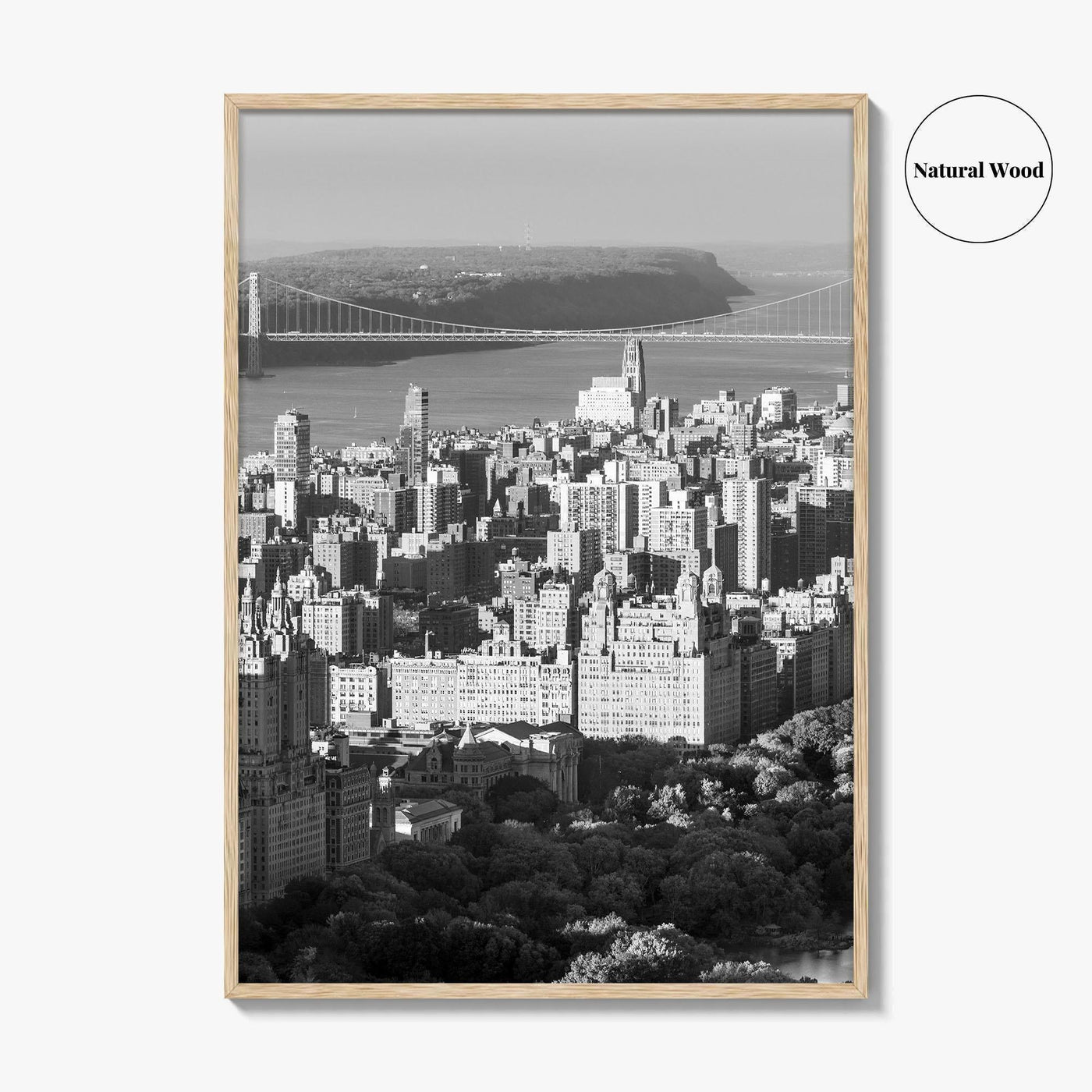 Upper West Side Black and White Fine Art Photo Print, Central Park NYC Poster