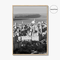 Upper West Side Black and White Fine Art Photo Print, Central Park NYC Poster