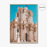 Syracuse Italy Fine Art Photo Print, Ortigia Duomo Cathedral, Siracusa, Sicily, Wall Decor