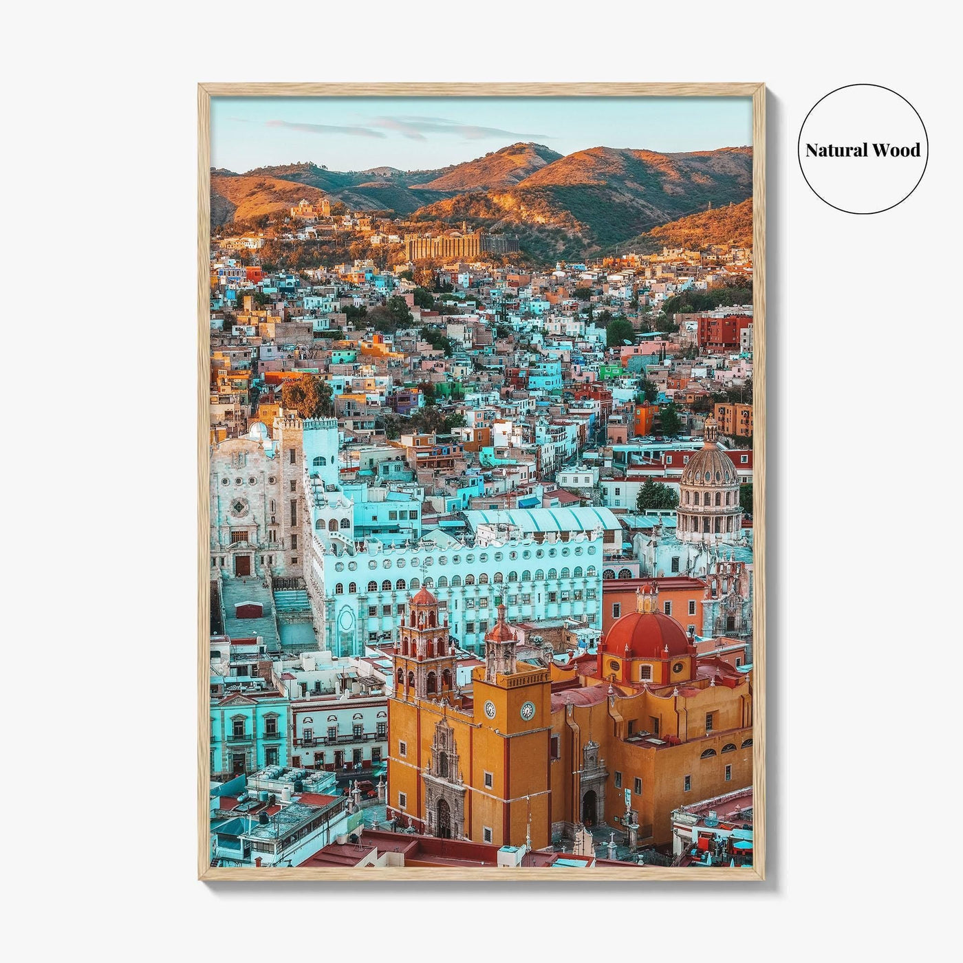 Guanajuato City Fine Art Photo Print, Mexico Wall Decor Poster