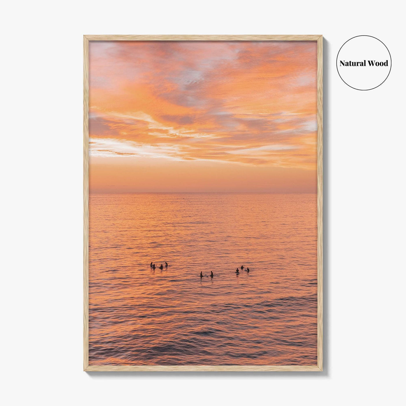 Encinitas Fine Art Photo Print, Surfers Beach Ocean, San Diego California Wall Decor Poster
