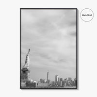 Statue of Liberty Black and White Fine Art Photo Print, New York Poster