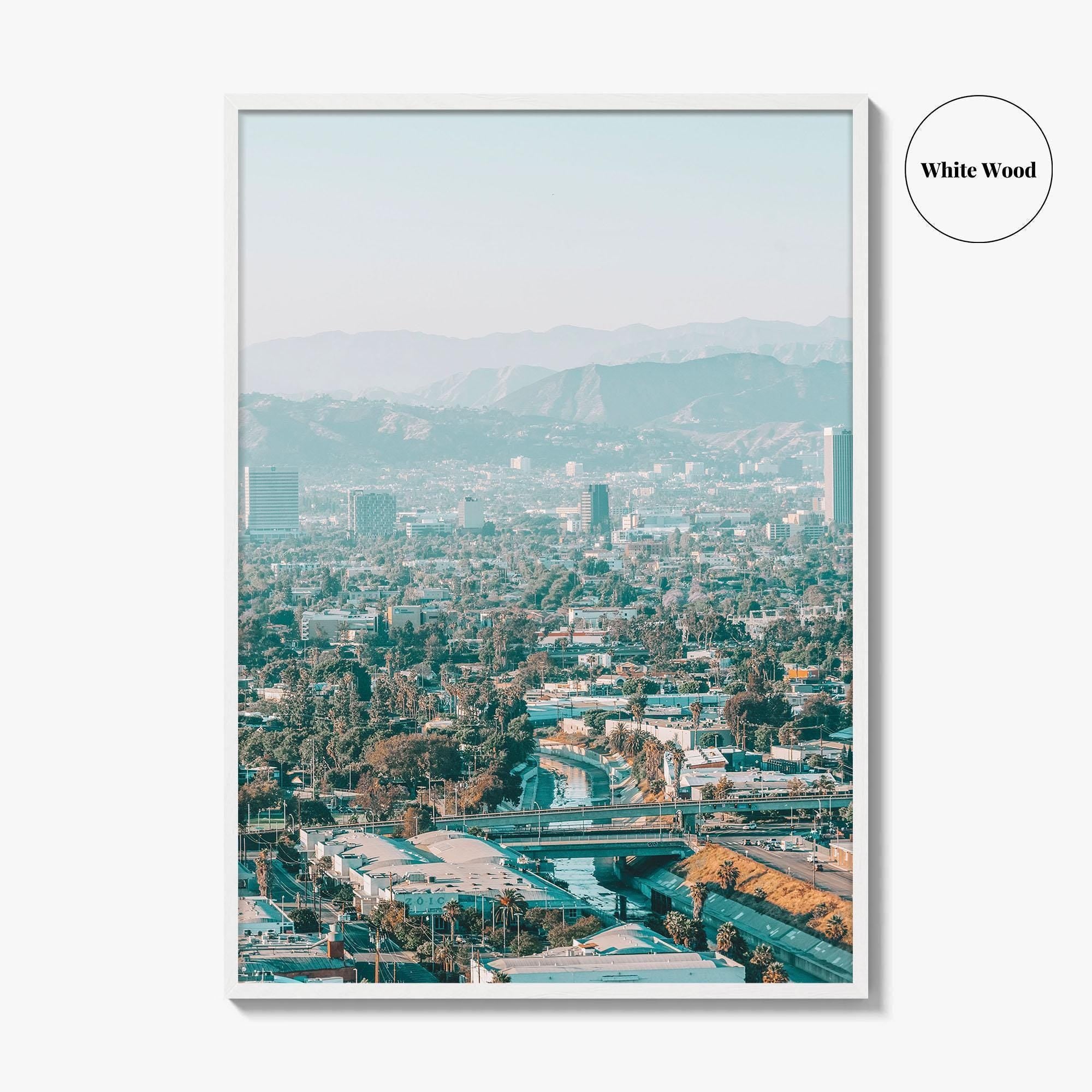 Culver City Skyline Fine Art Photo Print, Los Angeles California Poster, Baldwin Hills