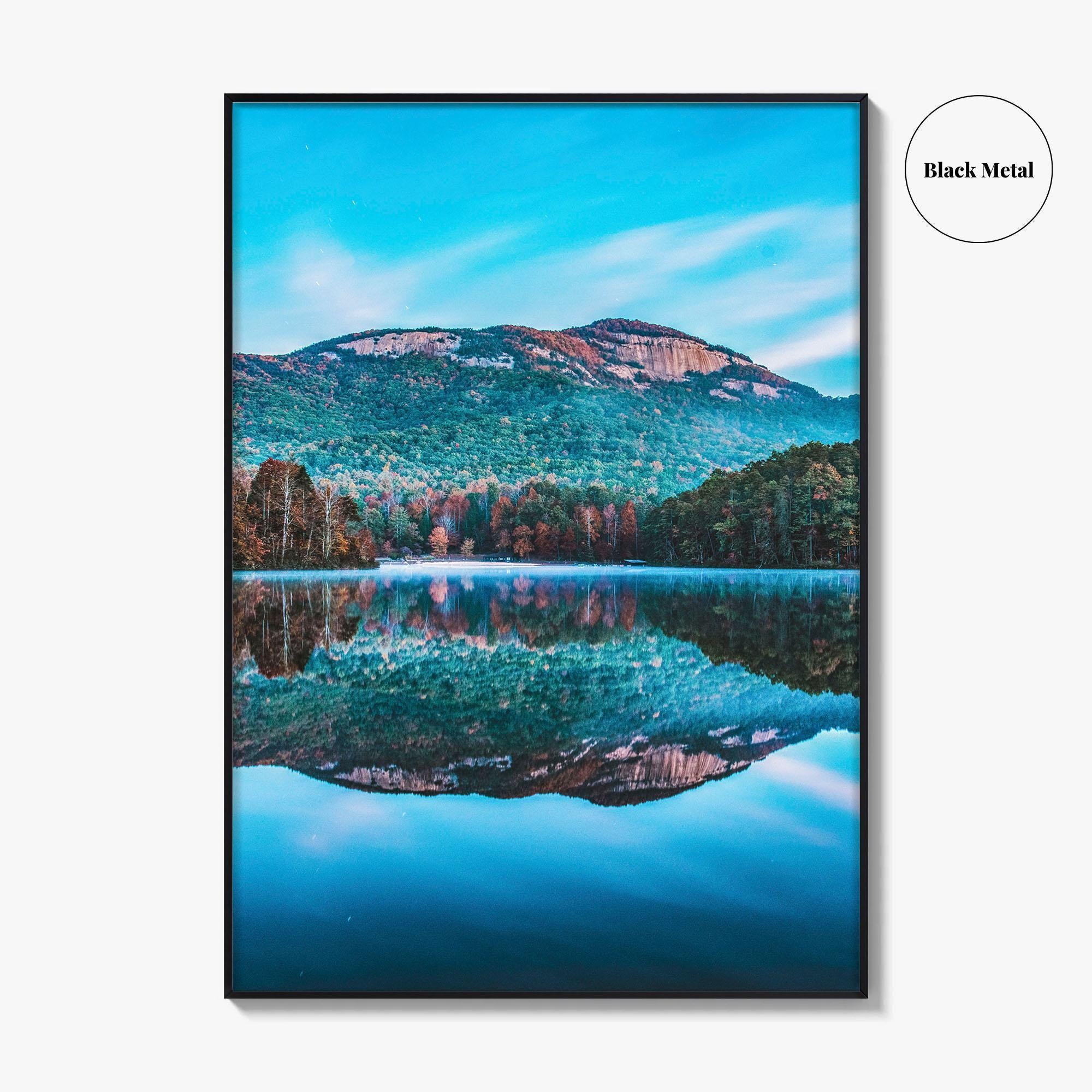 Table Rock State Park Fine Art Photo Print, Pinnacle Lake, Greenville SC Poster