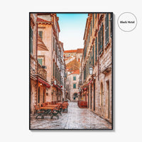 Dubrovnik Croatia Fine Art Photo Print, Old Town Stradun, Ragusa, Wall Poster