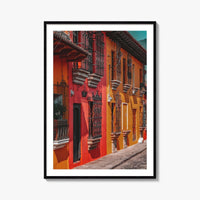 Antigua Guatemala Fine Art Photo Print, Bright Buildings, Central America, Travel Decor
