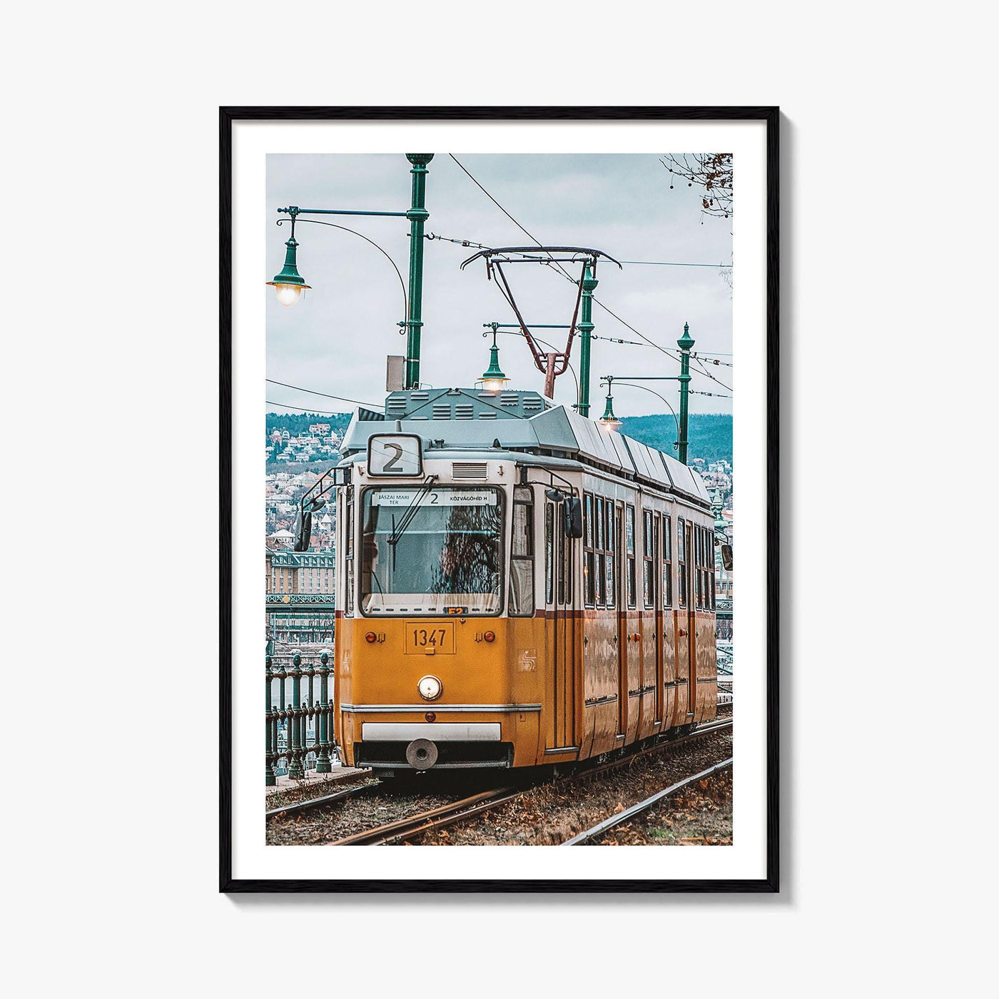 Budapest Fine Art Photo Print, Tram, Hungary Wall Decor Poster