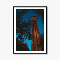 San Antonio Fine Art Photo Print, Tower of the Americas, Hemisfair Park, Texas Poster