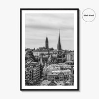 Gothenburg Black and White Fine Art Photo Print, Göteborg, Sweden City Wall Poster