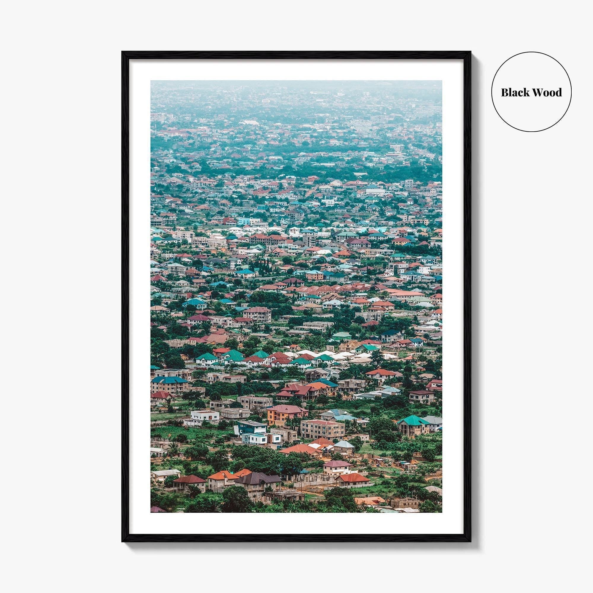 Accra Fine Art Photo Print, Ghana Landscape Wall Decor Poster, West Africa Photo