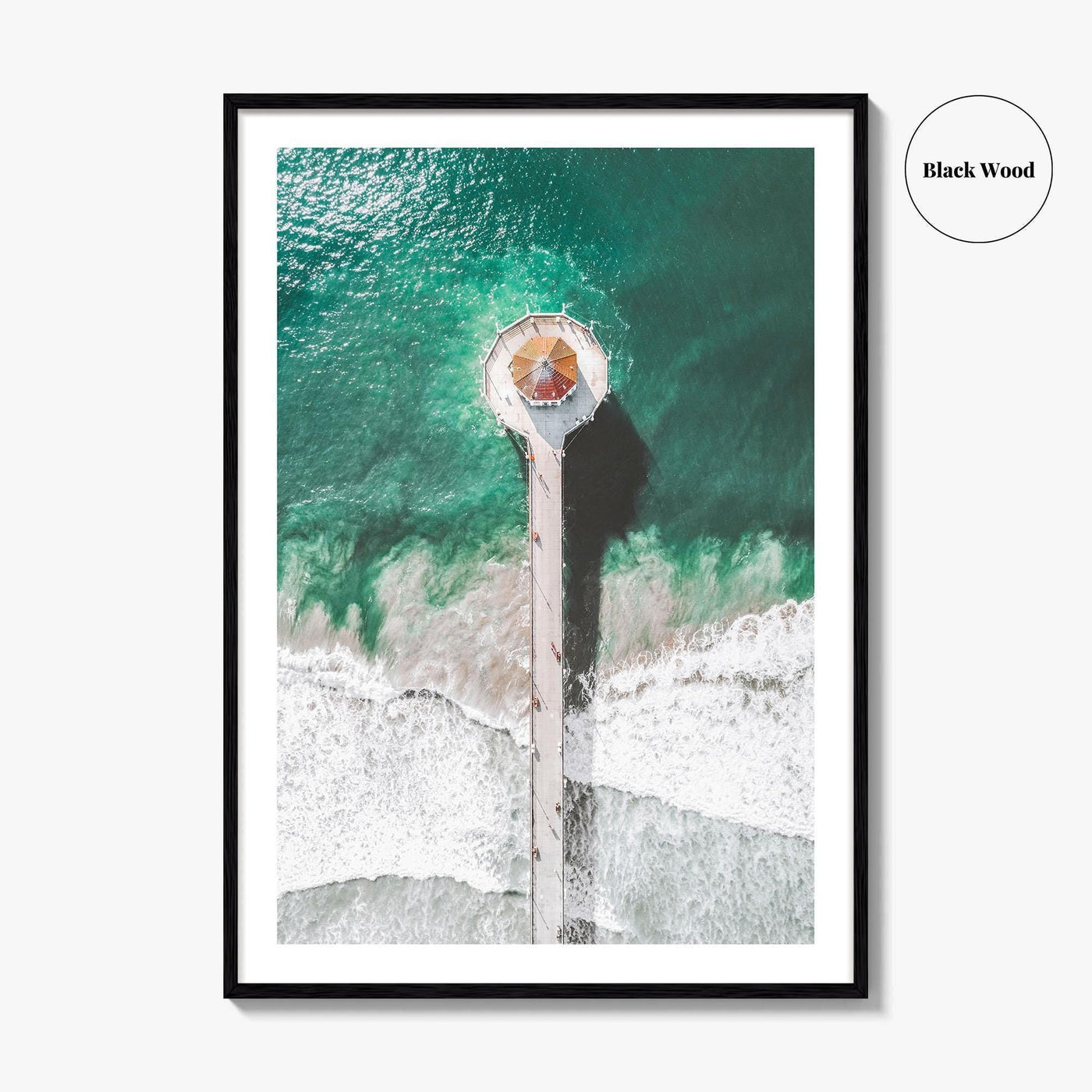 Manhattan Beach Fine Art Photo Print, Pier, Los Angeles, California Wall Poster, USA