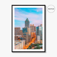 Atlanta Skyline Fine Art Photo Print, Downtown, Georgia, USA, ATL, Wall Decor