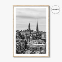 Gothenburg Black and White Fine Art Photo Print, Göteborg, Sweden City Wall Poster
