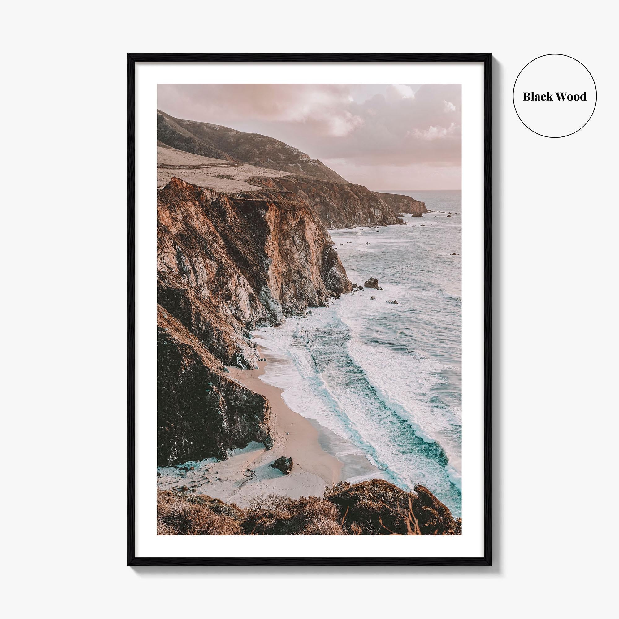 Big Sur Fine Art Photo Print, Monterey County California USA, Pacific Ocean Poster