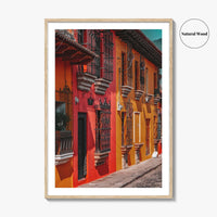 Antigua Guatemala Fine Art Photo Print, Bright Buildings, Central America, Travel Decor