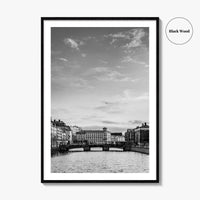 Gothenburg Black and White Fine Art Photo Print, Göteborg Poster, Sweden