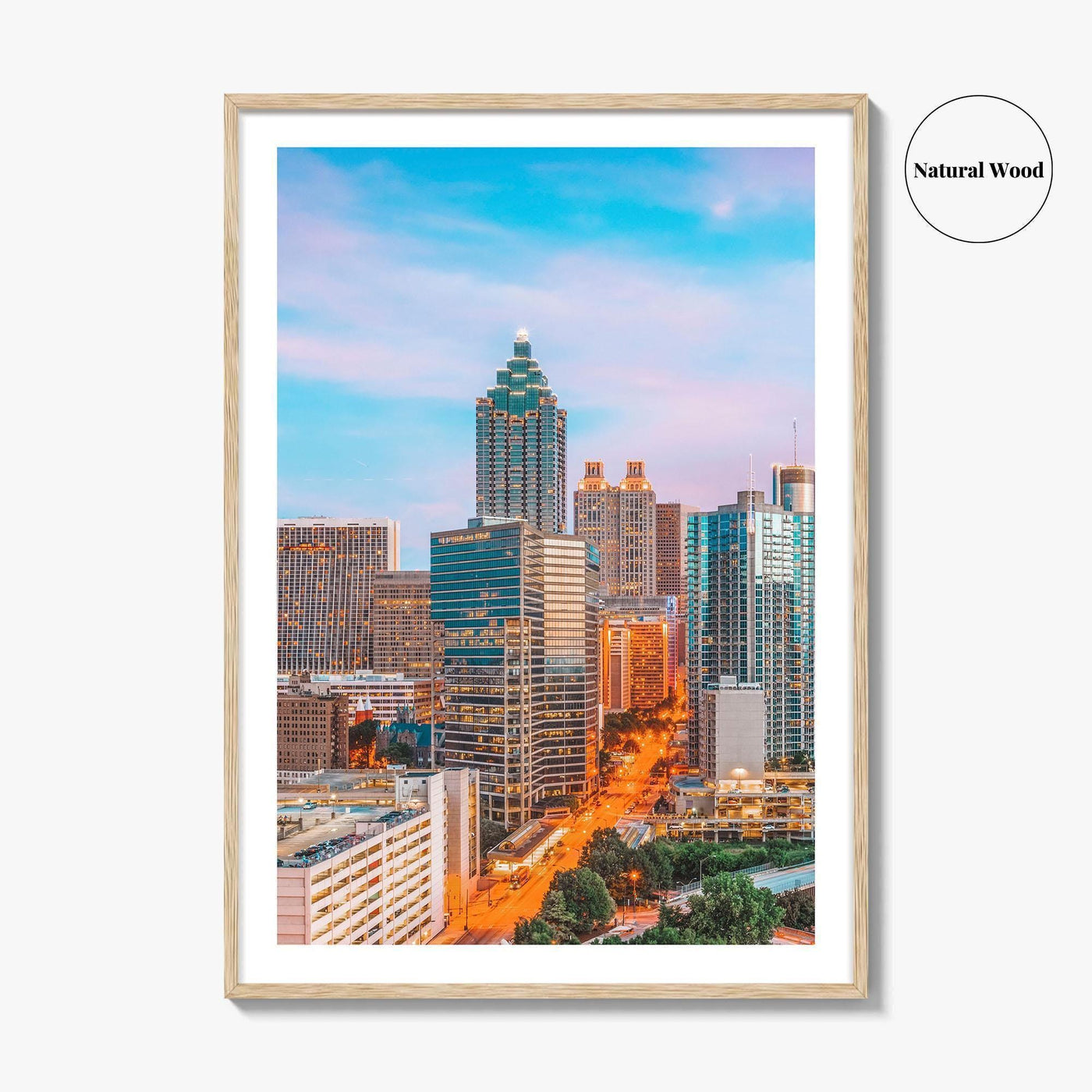 Atlanta Skyline Fine Art Photo Print, Downtown, Georgia, USA, ATL, Wall Decor