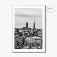 Gothenburg Black and White Fine Art Photo Print, Göteborg, Sweden City Wall Poster