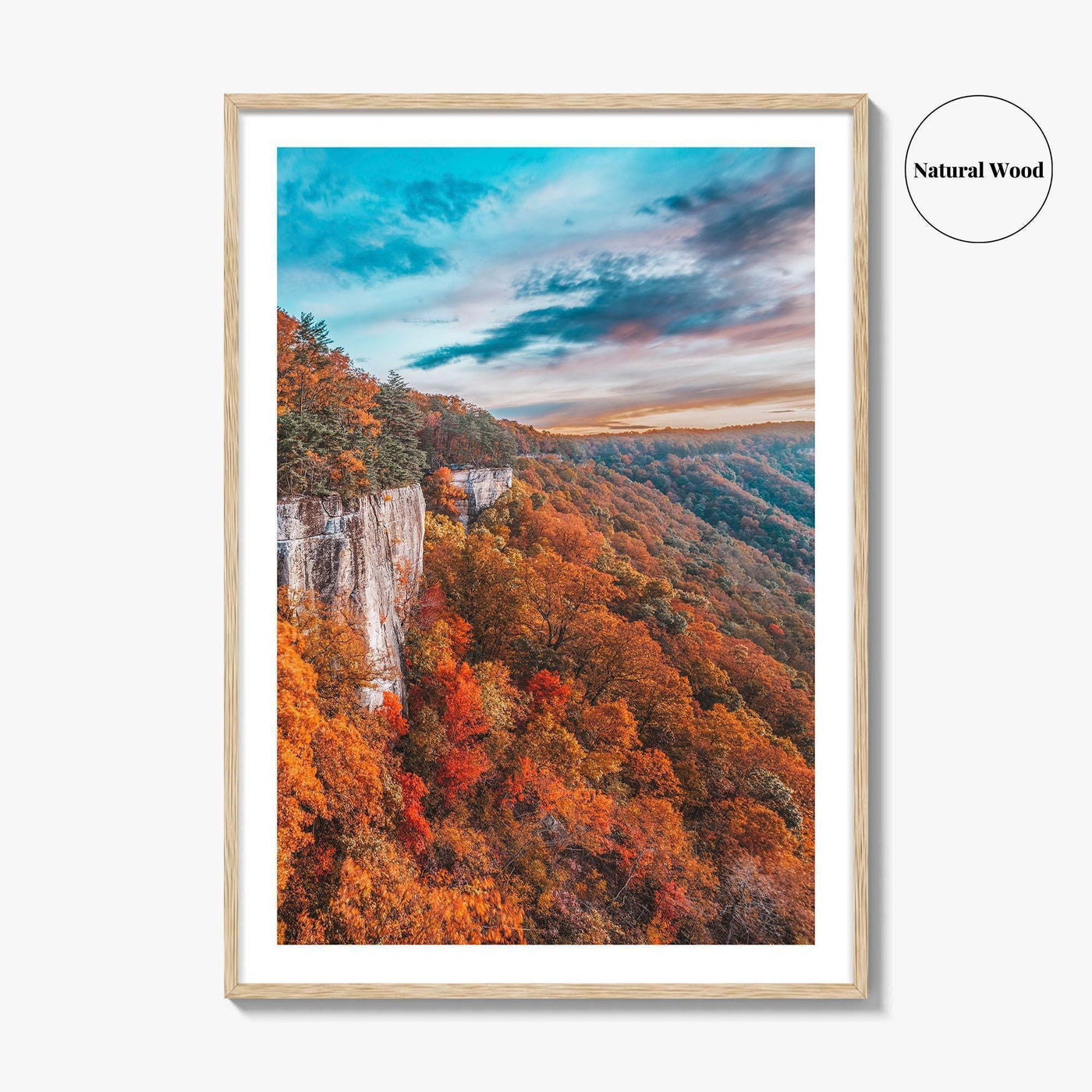 West Virginia Fine Art Photo Print, New River Gorge, Endless Wall Poster