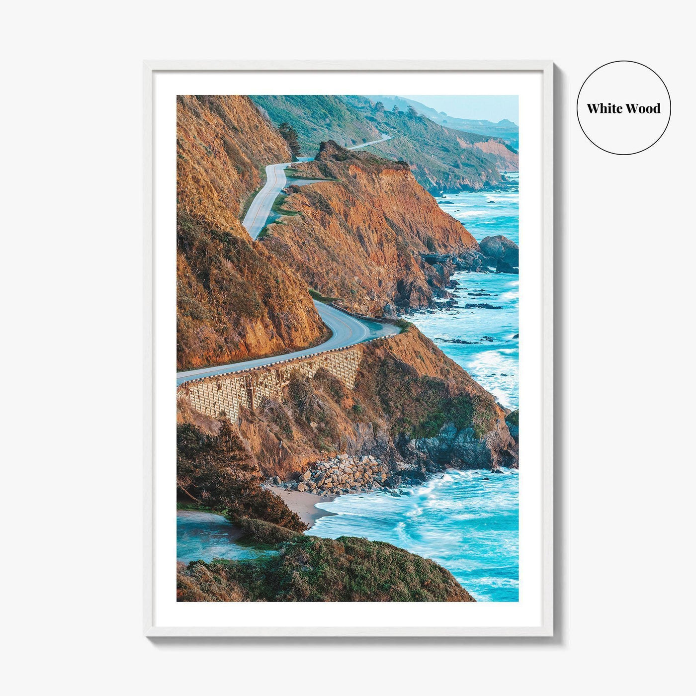 Big Sur California Fine Art Photo Print, Pacific Coast Highway 1, USA Wall Poster